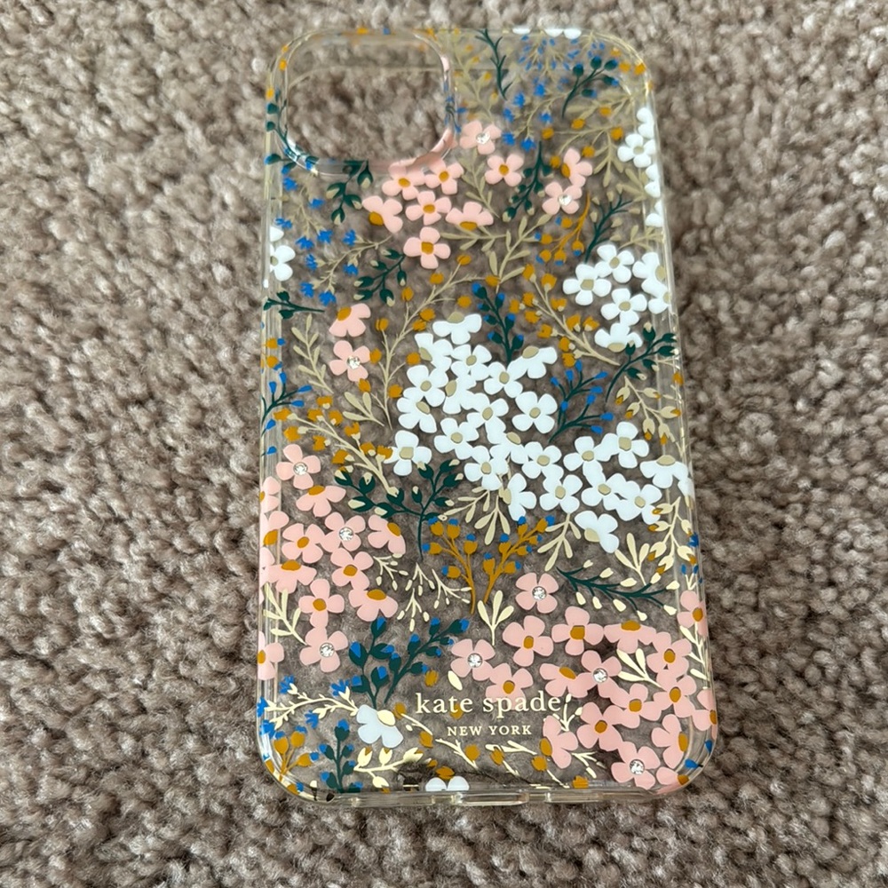 kate spade Floral iPhone Case - Pink, White, Blue